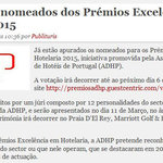 Publituris, prémios excelencia em hotelaria 2015